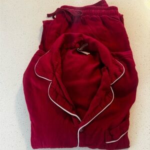 Red Envelope 🧧 Super Soft Cherry 🍒 Red Bamboo Pajamas! Size Small